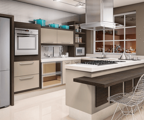 Cozinha americana: modelos pequenos, simples, com balcão e mais! Cozinha americana: modelos pequenos, simples, com balcão e mais!