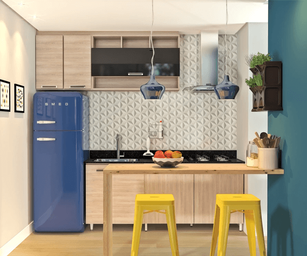 Cozinha americana: modelos pequenos, simples, com balcão e mais! Cozinha americana: modelos pequenos, simples, com balcão e mais!