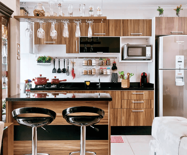 Inspiração para cozinha americana Inspiração para cozinha americana