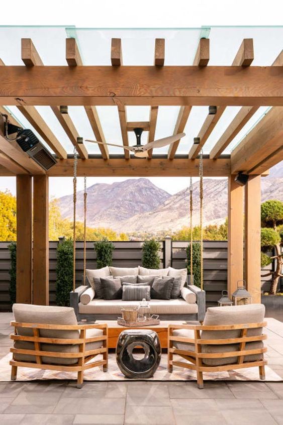 pergolado de madeira